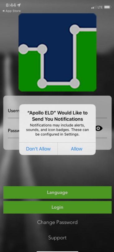 Apollo ELD Would like to Send You Notifications